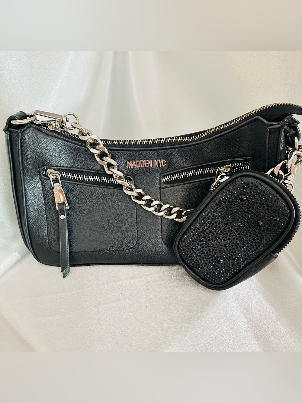 Madden NYC Chain Strap Crossbody Handbag